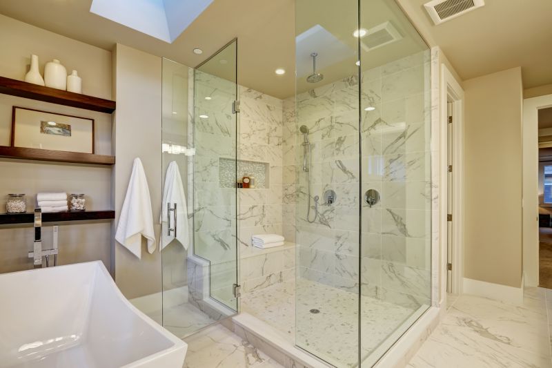 Glass Panel Shower